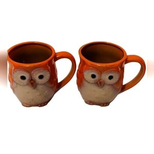 2 Owl Coffee Mugs